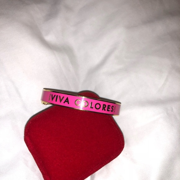 Double sided pink and orange Kate spade bangle - Picture 3 of 6